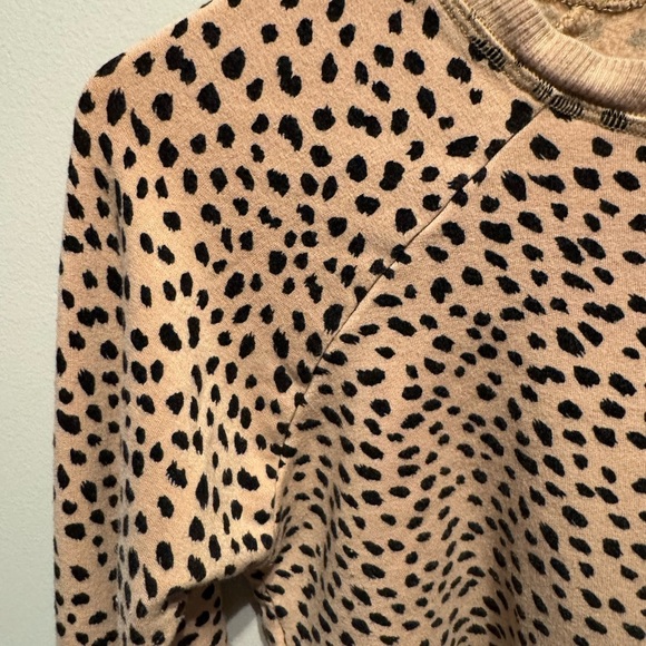 Forever 21 cheetah print crop top in oatmeal, brown, and black Size Small - Picture 4 of 5
